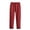 Brick Red, variant on Boys' Pants Pocketed Uniform Solid Print Elastic Waist Straight Leg Trousers for Everyday Brick Red 7 Years-8 Years