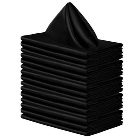 

Deoxygene 16 Pcs Square Washable Napkins Dinner Napkin Soft and Smooth Fabric Tablecloths for Wedding Banquet Party Decoration