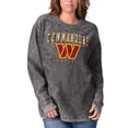 thumbnail image 4 of Women's G-III 4Her by Carl Banks Black Washington Commanders Comfy Cord Pullover Sweatshirt, 4 of 5