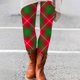 thumbnail image 2 of Pantimedias Invierno Gibobby Dama mallas con Estampado de Navidad para mujer S, 2 of 5