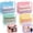 Bright Color, variant on 6 count Clear Packing Cubes for Travel Luggage Organizer Bag See Through PVC with Handle for Suitcase Summer Camp Travel Luggage Storage Organizer Multipurpose Pouch Toiletry Bag(Bright Color)