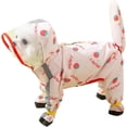 thumbnail image 1 of Small Dog Raincoat with Rain Shoes Set,Full-Coverage Waterproof with Backbag,Reflective Dog Raincoat Rain Boots, 1 of 5