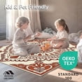 thumbnail image 4 of ODIKA 5'x7' Machine Washable Non-Slip Area Rug, Exotic Petal Sanctuary Artistry High Traffic Rug, Beige, 582888, 4 of 5