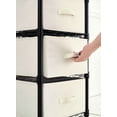 thumbnail image 4 of HSS Steel Modular Freestanding Closet Organizer, 18"Dx74"Wx82"H, Black, 4 of 5