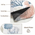 thumbnail image 5 of Summer Marine Life 5x7 Area Rugs for Living Room, Ocean Coral Starfish Art Line Non Slip Floor Mat Washable Low-Profile Indoor Carpet for Bedroom, Dining Room, Bathroom, 5 of 9