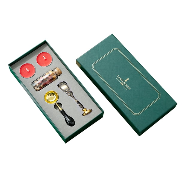 Kit de sello de cera vintage Sello de sello de cera de perlas de cera