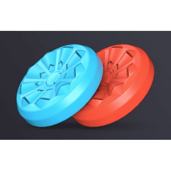 KontrolFreek No-Slip Thumb Grips – Galaxy Edition | Compatible with Nintendo Switch 2 | 4-Pack | Red/Blue