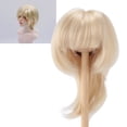 thumbnail image 1 of Película Sintética Recta De 1/4 Muñeca Reutilizable Para Circunferencia De Cabeza De 18.5-21 Cm, Suave Y Realística, Busque Muñecas Unidas Para Bolas, 1 of 7