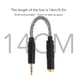 thumbnail image 2 of Cable de sonido de 44 mm a 25 mm cable de sonido de repuesto Plug and Play profesional Hembra a macho Núcleo de cobre y  único para reproductores de sonido, 2 of 7