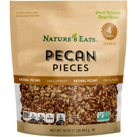Nature's Eats Pecan Pieces, 16.0 OZ