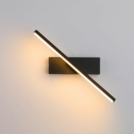 

Modern LED Wall Lamp Minimalist Wall Mount LED Light Bar with 330° Rotatable Light Heads Home Lighting Fixtures LED Wall Sconce Light for Bedroom Bathroom