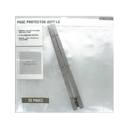 - K&Co Scrapbook Refill 12x12 25pc