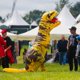 thumbnail image 3 of Disfraz inflable de dinosaurio Piamif para adulto, T-Rex, amarillo, 3 of 9
