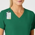 thumbnail image 6 of Wink W123 Women's Stylized V-Neck Scrub Top, Hunter, XXS Womens, 6 of 6