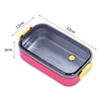thumbnail image 4 of Lunch Box Food Storage Containers /2 Layers Stainless Steel Portable, 4 of 12