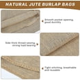 thumbnail image 3 of Paquete de 5 sacos de arpillera, bolsas de arpillera de yute natural de 35,4 x 23,6 pulgadas, con cuerda de yute de 3,28 pies, bolsa de patatas reutilizable para cebolla de patata, saco de arpill, 3 of 4