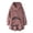 Watermelon Red, variant on Womens Cat Graphic Hoodies Long Sleeve Fuzzy Pullover Side Button Detail High Low Hem Loose Fit Tunic Sweatshirts