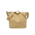 thumbnail image 4 of Bolsa De Hombro Bolso de hombro portátil de lona Bolso de mensajero puro de gran capacidad (Caqui) Likrtyny Para Estrenar, 4 of 4