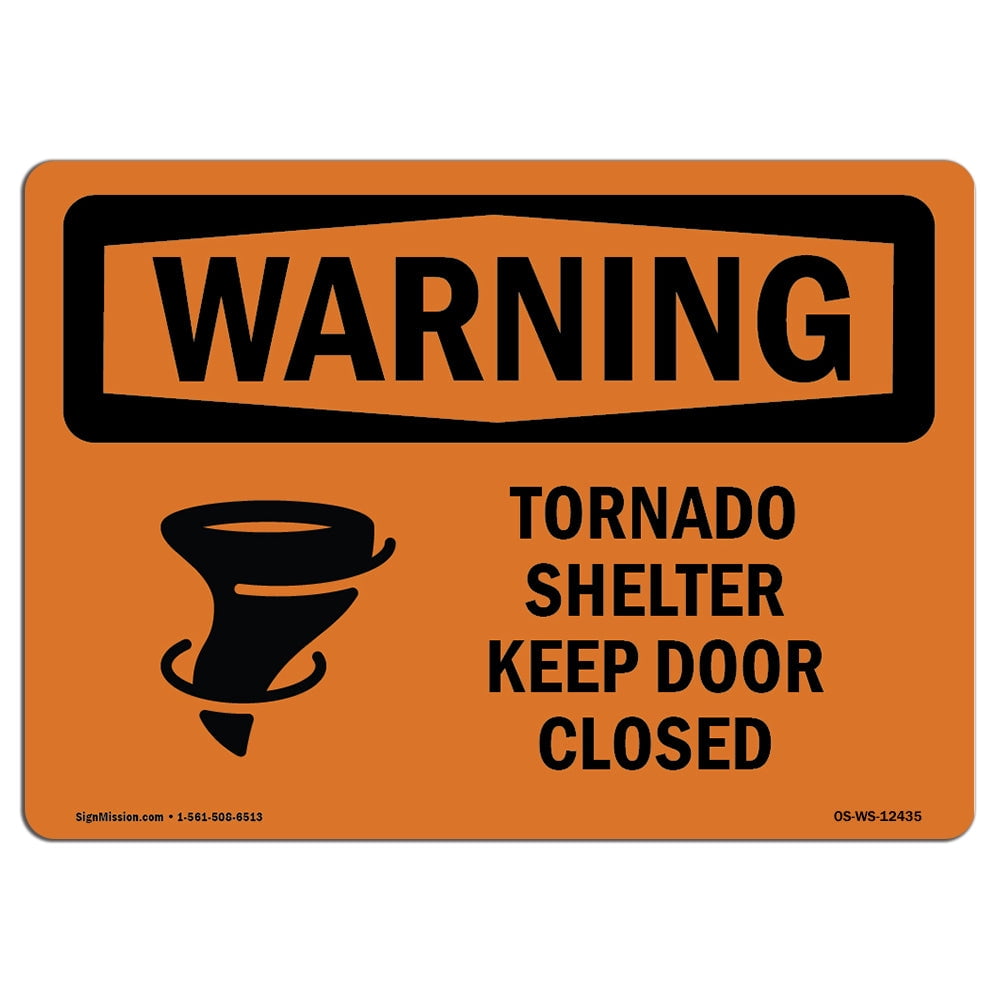 tornado warning sign
