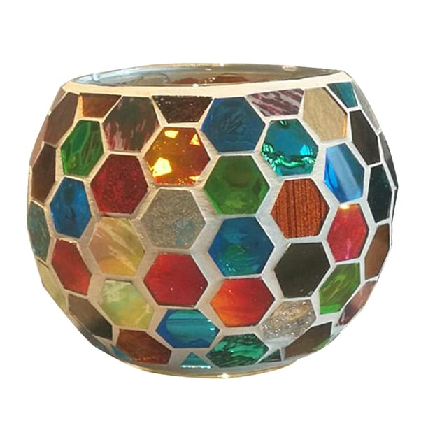 Decoración del hogar del banquete de boda del sostenedor de de Colorido Zulema Porta vela