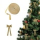 thumbnail image 1 of mfyjkho Cinta decorativa de terciopelo navideño para envolver regalos, manualidades y decoración de árboles, material flocado, 10 m de largo, 1,5 cm de ancho, paquete de 1, 1 of 6