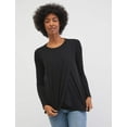 thumbnail image 5 of Motherhood Maternity Pull Over Long Sleeve Nursing Tee, 5 of 11