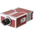 thumbnail image 3 of Proyector Irfora Mini teléfono inteligente Proyector Cine Uso doméstico portátil Bricolaje Cartón Proyector Entretenimiento familiar Dispositivo proyectivo Irfora Proyector, 3 of 7