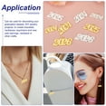 thumbnail image 6 of Uxcell 2026 Graduation Tassel Charm, 30 Pcs Alloy Year Medium Letter Charm, Silver, 6 of 6