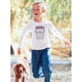 thumbnail image 2 of Boo! Funny Ghost W Sign Long Sleeve Toddler -Image by Shutterstock,  3 Toddler, 2 of 4
