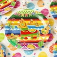 thumbnail image 6 of Circus Carnival Party Decoration Disposable Paper Plates, 7" Mexican Striped Paper Plates, Cute Horse Pattern, for Tacos, Snacks, Desserts, Cinco de Mayo Party Supplies, and Birthday Table Decoration, 6 of 6