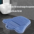 thumbnail image 3 of Shower Foot Scrubber Mat with Suction Cups, Silicone Foot Cleaner & Back Scrubber, 3 of 5