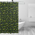 thumbnail image 3 of Zufioo Green Branch Olive Pattern Shower Curtain 72x72in, Waterproof Curtain for Bathroom-Waterproof, Mildew-proof, Quick-drying,Home Bathroom Supplies-One Size, 3 of 8