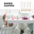 thumbnail image 2 of MesaSe 5 Pcs Couches pour Poupée Bébé Réutilisables pour Accessoires de Poupée Bébé Reborn et Accessoires de Poupée Jouet Couches de Jeu de Poupées Bébé Réalistes, 2 of 6