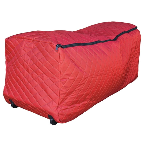 Simple Living Expandable Quilted Rolling Christmas Tree Bag For Trees 6-9ft