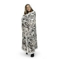 thumbnail image 1 of Flannel Sherpa Hooded Throw Leopard, 1 of 1