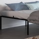 thumbnail image 2 of 12-pulgada tamaño completo-size metal platform marco cama, noise-free mattress foundation steel slats, heavy-duty marco cama almacenamiento, 1000 lbs capacity, no box spring required - negra, 2 of 8