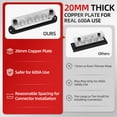 DAIERTEK 600A Power Distribution Block 12V Bus Bar Terminal Block 6 X 3 daiertek-600a-power-distribution-block-12v-bus-bar-terminal-block-6-x-3