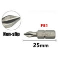 thumbnail image 2 of 10Pcs 25Mm Anti Slip Electric Hex Shank Magnetic Screwdriver Bits Screw Driver, 2 of 6