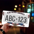 thumbnail image 4 of 1 Pcs Patriotic Eagle Emblem License Plate Frame,License Plate Cover for Car Decorative Parts,Aluminum License Plate Bracket Holder Rust-Proof for US Standard Car, 4 of 8