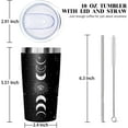 thumbnail image 2 of Goth Tumbler 10 Oz, Moon Cup Witch Travel Cup, Halloween Witchy Goth Gifts for Women, Halloween Tumbler with Lid and Straw, Goth Accessories Stuff, Witch Tumbler Stainless Steel Insulated Thermal, 2 of 6