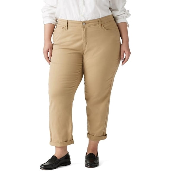 Levi's Women's Boyfriend Style Jeans Khaki Twill Size 20 Plus