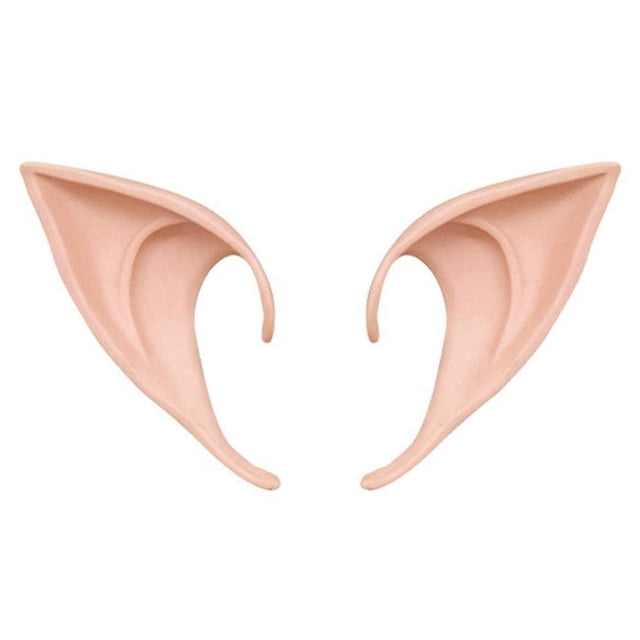 Maojin Halloween Decoration Cosplay Pixie Ears Soft Pointed Ears Tips Anime Party Dress Up Costume