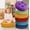 Assorted, variant on 6Pcs Round Floor Cushions for Kids, Waterproof Flexible Seating for Classroom Elementary, Safe Smolder Resistance Sitting Pillows with Handles, 15-inch, Assorted