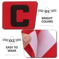 thumbnail image 3 of HONMEET Adult Captain Armband Practical Design Red Nylon 6Pcs 12.18X2.55X0.04in, 3 of 8