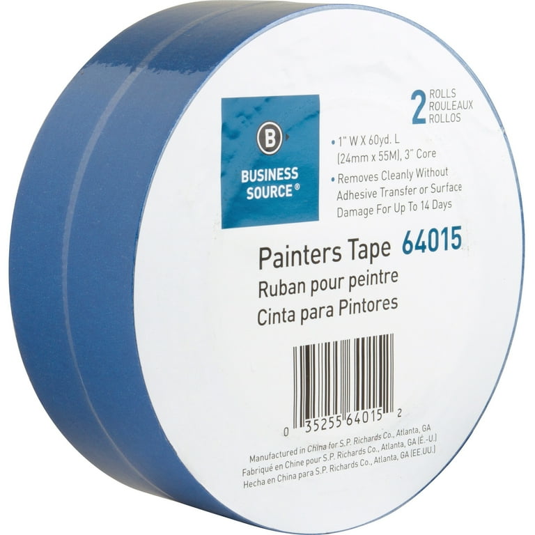 Business Source Multisurface Painter's Tape - 60 yd Length x 2 Business Source Multisurface Painter's Tape - 60 yd Length x 2