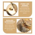 thumbnail image 4 of AURARMLET 5Ud Manijas Retro De Latón Dorado Para Gabinetes Accesorios Para Muebles Elegantes, 4 of 6