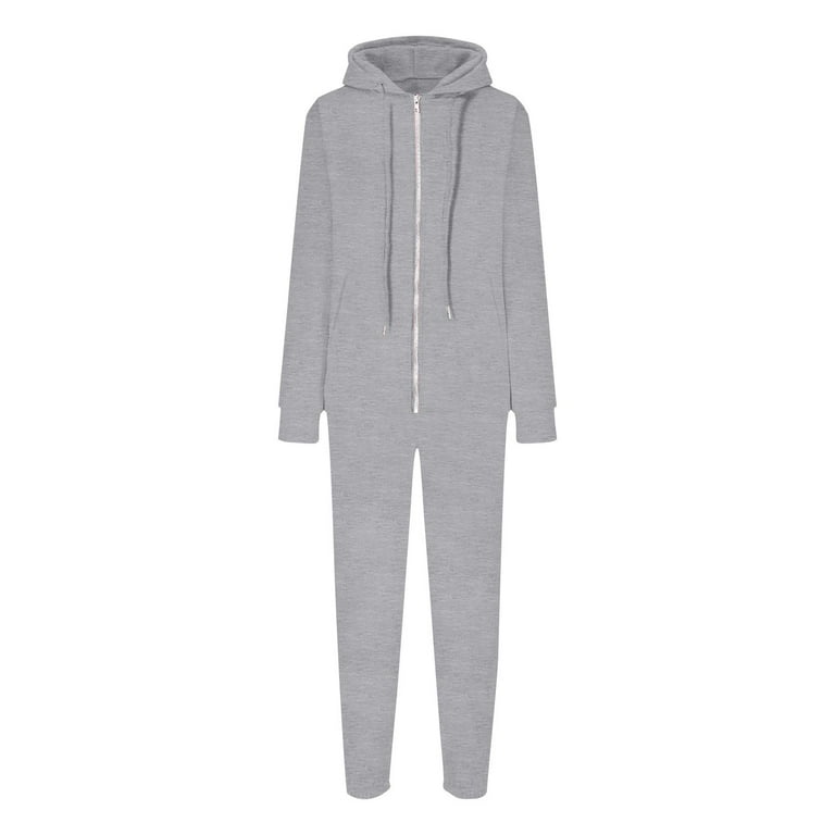 Womens Tracksuit Zip Up Hoodie Sweatsuits 2 Piece Outfits