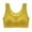 Yellow, variant on Bigersell Plus Size Sports Bras for Women Sale High Support Sports Bras for Women Convertible Bra Style B4641 Lightly Lined Bras Pull-On Bra Closure Juniors Plus Size Longline Sports Bras Khaki L