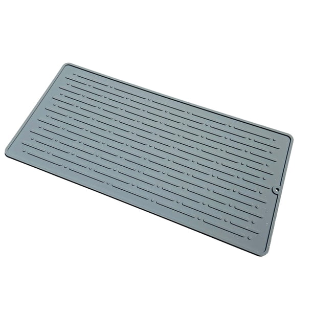 Alfombrillas de silicona para secar platos para cocina, almohadilla para encimera, soporte para olla caliente resistente al calor, salvamanteles para barra, 1 paquete Vhermosa CPB-CJZ770-2
