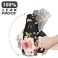 thumbnail image 6 of 40oz Pioneer Tumbler with Handle Lid and Straw,Colorful Floral Tumblers Gifts for Women Girls Men Adults（Black）, 6 of 7